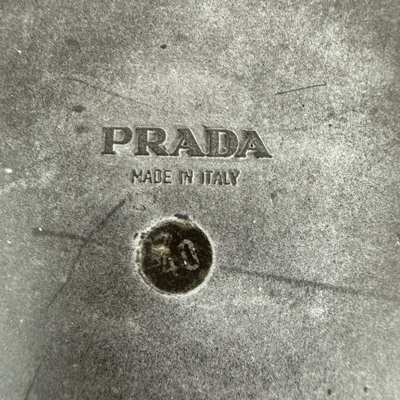 Vintage Prada Platform Velcro Sandals Size 10 - Picture 6 of 14
